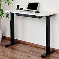 電動昇降デスク　YAMAZEN ELD-TS1050 ホワイト Amazon.co.jp: [山善] 電動昇降デスク スリム 昇降式 幅100×奥行50×高